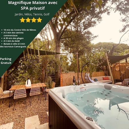 Maison Dans Les Arbres, Spa, Tennis, Parking Nîmes Dış mekan fotoğraf